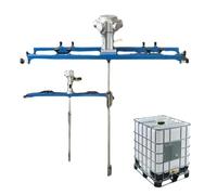 Mezclador de pintura neumático profesional, agitador neumático de acero inoxidable, soporte de montaje, herramienta de mezcla de pintura con agitador de aire(Three-cylinder)