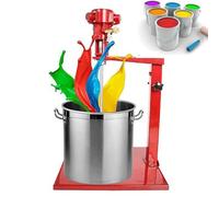 Mezclador de pintura neumático y agitador automático de elevación - Agitador de recubrimiento líquido de acero inoxidable para una mezcla eficiente de tintas y tintes, ideal para la industria de la p