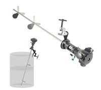 Mezclador de pintura para mortero, 1/2 CV 50 galones, mezclador de hormigón de 2000 rpm, mortero, mezclador industrial, agitador de aire, mezclador de pintura de acero inoxidable, batidora automática