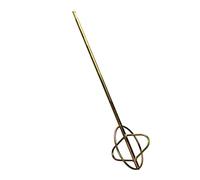Mezclador de Pintura para Taladro, Varilla Mezcladora de Cemento y Mortero, Accesorio de Herramienta Larga y Resistente- Round Handle D