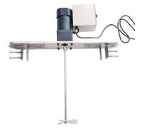 Mezclador de pintura y tinta resistente con colgador telescópico, 300 RPM, par de 40 NM, 140 W, acero inoxidable, 220 V