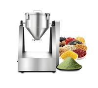 Mezclador de polvo de laboratorio, mezcla bidireccional de 360°, opciones de 5L-40L y 40W-300W, mezclador de polvo seco de mesa for productos químicos/alimentos(10L)