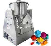 Mezclador de polvo seco, mezclador de hélice para batidos de proteínas, capacidad de 5 litros con accionamiento eléctrico y velocidad ajustable para el hogar, laboratorio, gimnasio y negocios de