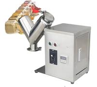 Mezclador de polvo tipo V de acero inoxidable 304, máquina mezcladora de alta velocidad de 2 litros para polvo seco y gránulos, grado alimenticio para laboratorio e industrial