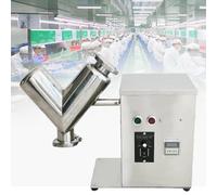 Mezclador de polvo tipo V, mezclador industrial de polvo y gránulos, velocidad y tiempo ajustables para mezcla homogénea en alimentos, fertilizantes, combustible, mezclador experimental pequeño