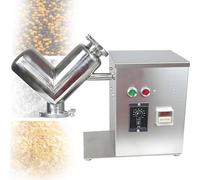 Mezclador de polvo tipo V para una mezcla eficiente de medicina china, piensos, fertilizantes y polvos de combustible, diseño de bajo ruido, ideal para laboratorio y uso a pequeña escala