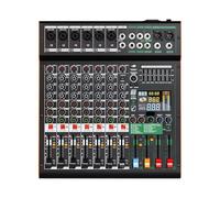 Mezclador de profesional 99 DSP, 8 canales, consola de DJ de doble grupo, alimentación fantasma de 48 V, USB, for escenario, bar y grabación.