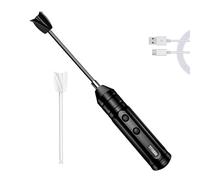 Mezclador de resina epoxi de mano, agitador de resina para moldes, moldes de silicona, mezcla con 2 palas epoxi para paletas de silicona