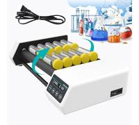 Mezclador de rodillo orbital digital, modos de balanceo, motor sin escobillas, temporizador de 20, 80 rpm, mezclador de tubo de laboratorio, 10 x 50 ml, 14 x 50 ml, capacidad de tubo centrífugo