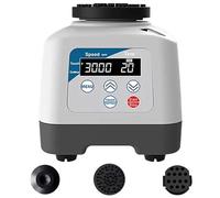 Mezclador de rodillos de laboratorio, agitador mezclador de laboratorio, agitador multitubo con 3 módulos estándar, velocidad ajustable de 200 a 3000 RPM, ajuste de tiempo de 1 segundo a 999