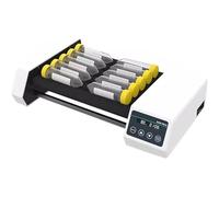 Mezclador de rodillos de tubo digital, agitador orbital de laboratorio con modos de balanceo y balanceo, motor sin escobillas, velocidad ajustable 20-80 RPM, temporizador para tubos centrífugos