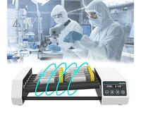 Mezclador de sangre de laboratorio con rodillos para tubos de 6 a 34 mm de diámetro - Oscilador para tubos de recolección de sangre bien mezclados - Máquina de rodillos de laboratorio con ba