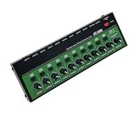 Mezclador de sonido con 10 canales, fácil de operar para los amantes del sonido estéreo, 1 placa mezcladora de 10 entradas