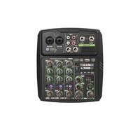 Mezclador De Sonido De 4/6 Canales, Mezclador De Audio, Controlador De DJ, Mezcla De Bluetooth, Efecto De Repetición De Retardo De Potencia Phantom For Consola Mezcladora De Sonido(4 Channel)