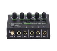 Mezclador de Sonido de 4 Canales, Mini Mezclador de Sonido de bajo Ruido Tipo C DC 5V Mezclador de para Varios Escenarios de Mezcla de Sonido (Enchufe de la UE)
