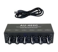 Mezclador de sonido estéreo portátil con control de canal independiente y reducciones de ruido efectivas DC5V-12V fuente de alimentación