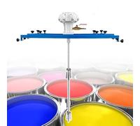 Mezclador De Soporte NeumáTico, Mezclador AutomáTico De Pintura De Acero Inoxidable, Agitador De Aire Con Soporte De Clip Para Barril, Herramienta De Mezcla De Pintura, Con Soporte De SuspensióN
