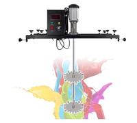 Mezclador de tanque eléctrico, agitador, máquina mezcladora de pintura, hélice plegable, con soporte for colgar, for agitador de disolvente de tinta.(A)
