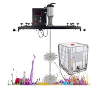 Mezclador de tanque eléctrico de 980 W, agitador de tambor comercial, equipo de mezcla de pintura for disolvente de tinta.(A)