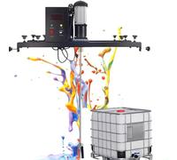 Mezclador de tanque eléctrico de 980 W - Equipo comercial para mezclar pintura de 1 tonelada con soporte, ideal para agitadores de disolventes de tinta y soluciones de mezcla de pintura de alta resis