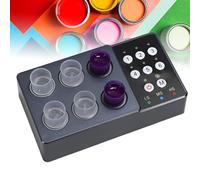 Mezclador de tinta de tatuaje, juego de mezcladores de tinta eléctrica, agitador de pigmento magnético de 2500 mAh, ajustable de 3 velocidades, para artistas de tatuajes, laboratorio black