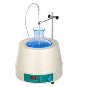 Mezclador de Vórtice, Agitador magnético con manto calefactor for líquidos, 1/2 l, 0-1600 RPM, placa calefactora, mezclador Vortrx for laboratorio químico(1000ml)