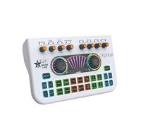 Mezclador de Voz en Vivo X3 Consola de Interfaz de Audio Micrófono en Vivo Tarjeta de Sonido para Grabación Streaming Smartphone