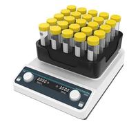 Mezclador digital de vórtice de laboratorio, mezclador multitubo, velocidad de 1500-3000 rpm, temporizador de 1 min-8 horas, compatible con tubos centrífugos y de recogida de sangre