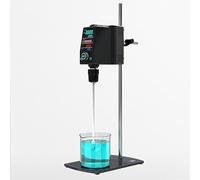 Mezclador digital eléctrico de laboratorio de 50-2200 rpm, velocidad ajustable con soporte de protección contra sobrecarga y varillas de agitación para mezcla industrial de líquidos