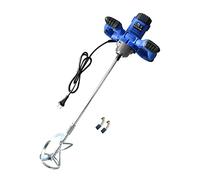 Mezclador Eléctrico, 2600W Mezclador de Hormigón Ajustable de 6 Velocidades, Mezclador de Mortero Portátil, Agitador M14, para Mezclar Pintura, Lechada de Cemento, Hormigón, Mortero, Forraje