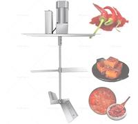 Mezclador eléctrico comercial de alimentos con raspador de 4 cuchillas para preparación de mermeladas, salsa y condimentos, ideal para cocinar y hornear