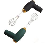 Mezclador eléctrico compacto de mano con potente motor y cabezal de batidor desmontable para resultados de mezcla consistentes (verde oscuro)