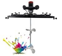 Mezclador eléctrico de pintura, máquina agitadora de 3280 W para tinta y pintura, agitador de tambor de barril IBC, rango telescópico 65-125 cm, uso comercial
