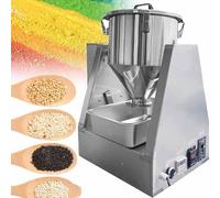 Mezclador eléctrico de polvo seco, máquina mezcladora de acero inoxidable de laboratorio para medicina, nueces, cereales y condimentos
