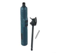 Mezclador eléctrico de resina para epoxi y pigmento, agitador inalámbrico de 250 RPM con batería de litio de 1300 mAh, interfaz hexagonal de 7 mm, paleta de 4 colores