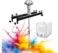 Mezclador eléctrico de tanque con velocidad ajustable y soporte neumático para mezcla de pintura y fluidos
