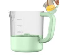 Mezclador eléctrico multifuncional, batidora de mano inalámbrica con placa de filtro integrada | para lavar arroz, batir huevos y mezclar salsas | Capacidad de 1 litro, 150 W, carga tipo C, 300 g