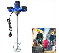 Mezclador eléctrico portátil de 2600W para mortero fino de pintura de cemento y yeso, máquina mezcladora ajustable de 6 velocidades con paleta mezcladora M14