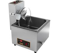 Mezclador Eléctrico Profesional para Chocolate con Horno de Fusión, Capacidad 12kg, Velocidad Ajustable 35-55 RPM para Panaderías, Restaurantes, Cafeterías, Pasteleros y Talleres DIY