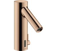 Mezclador electrónico de lavabo hansgrohe con regulación de temperatura LAUFENa pilas, 10101300, Color: Oro rojo pulido