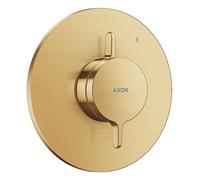 Mezclador empotrado AXOR One de hansgrohe para 1 consumidor, 48615140, Color: Bronce cepillado