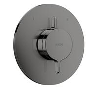Mezclador empotrado AXOR One de hansgrohe para 2 consumidores, 48415330, Color: Cromo negro pulido