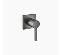 Mezclador empotrado Dornbracht con tapa 80x80 mm, 36060670-99, Color: Platino oscuro mate