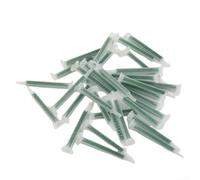 Mezclador estático plástico 16 elementos 83 mm longitud verde | Diseño mezclador estático, mezcla uniforme, reduce las burbujas de aire, apto para cartuchos de 50 ml
