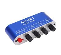 Mezclador Estéreo Con 4 Entradas Y 1 Salida, De Sonido Y Línea, Amplificador De Auriculares DC 5-12V Jack De 3,5 Mm