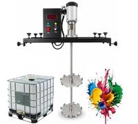 Mezclador Ibc Eléctrico 265 Gal, 1000rpm, Agitador De Acero Inoxidable C