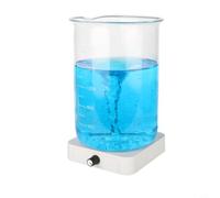 Mezclador magnético de laboratorio con motor sin escobillas, 200-2500 rpm, ajustable para recipiente de 1500 ml, superficie de trabajo de 125 mm, antideslizante, para elaboración química, cerveza