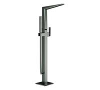 Mezclador monomando de bañera Allure Brilliant de Grohe, juego preparado para montaje empotrado, montaje en el suelo, incl. ducha, 270 mm de saliente, 24348AL0, Color: grafito duro cepillado