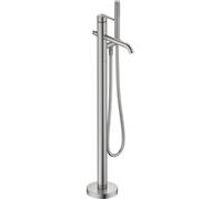Mezclador monomando de bañera Duravit Balcoon, de pie, altura 922mm, BA5250000070, Color: acero inoxidable pulido