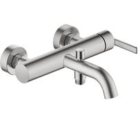 Mezclador monomando de bañera Duravit Balcoon, instalación en superficie, BA5230000070, Color: acero inoxidable pulido